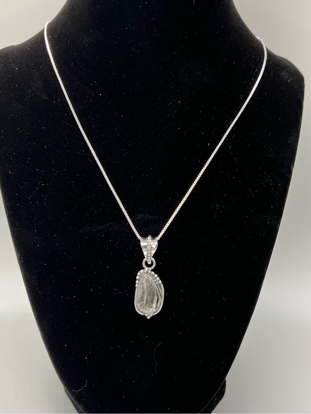 Genuine Herkimer Diamond in Sterling Silver